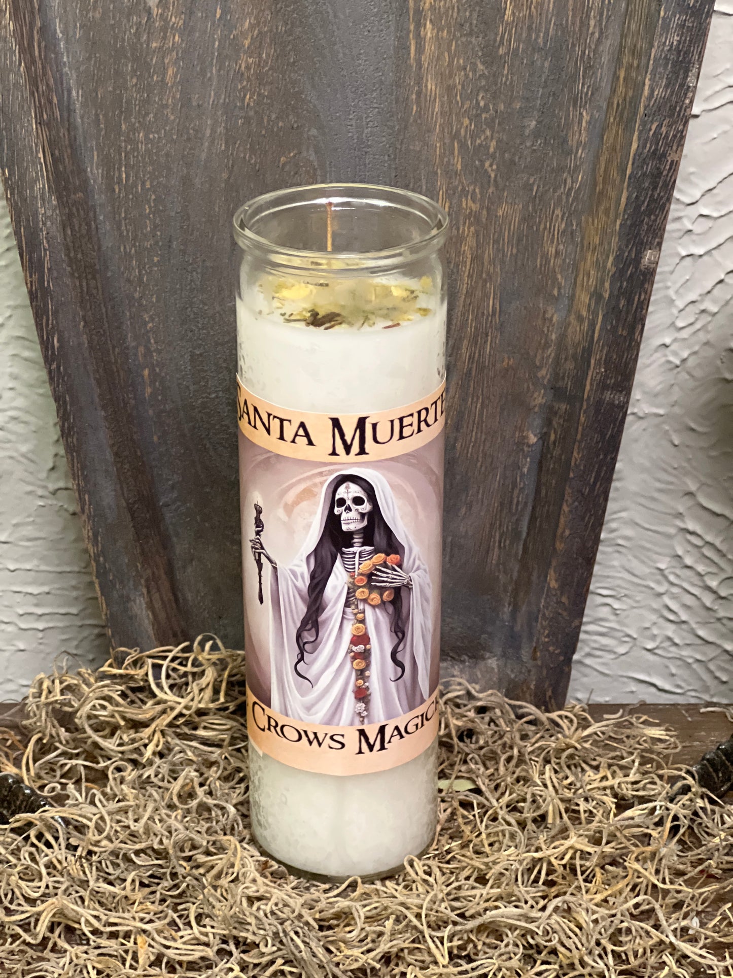 Santa Muerte (White Robe) Candle Run Service