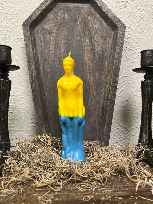 Figure Male Candle (Two Tone)