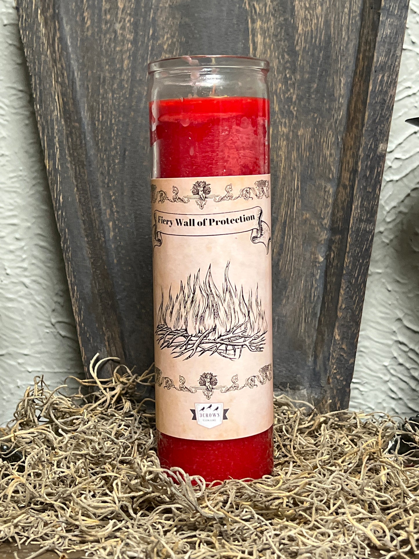 Fiery Wall Of Protection 7 Day Fixed Candle