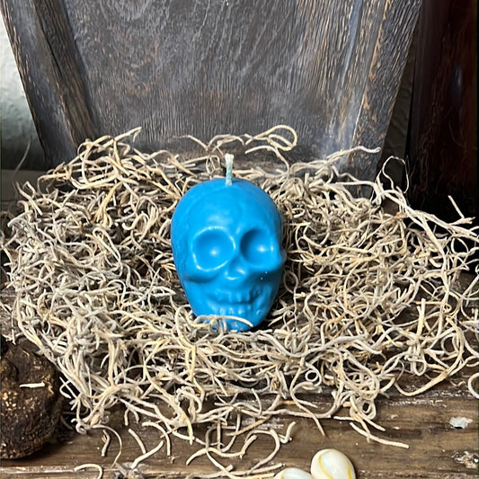 Small Skull Candle