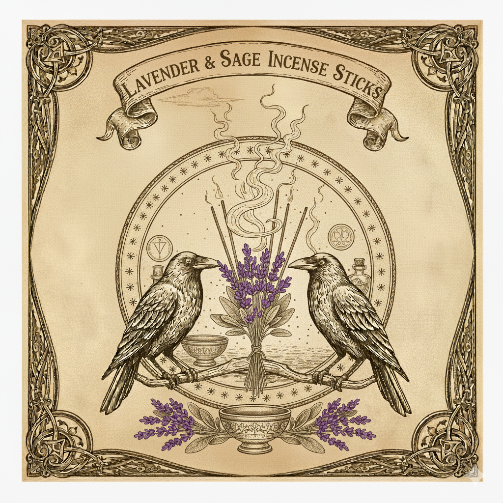 Incense Sticks - Lavender & Sage (10 sticks)