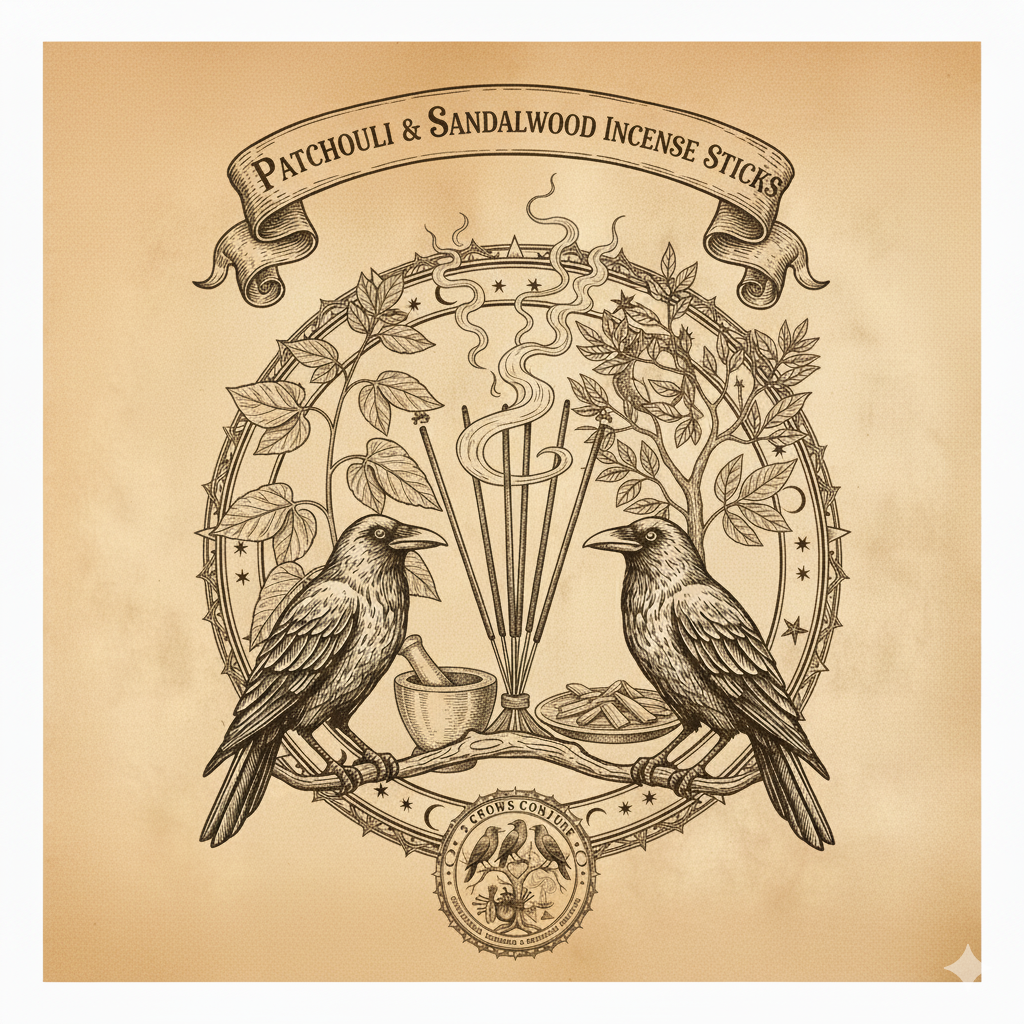 Incense Sticks - Patchouli & Sandalwood (10 sticks)