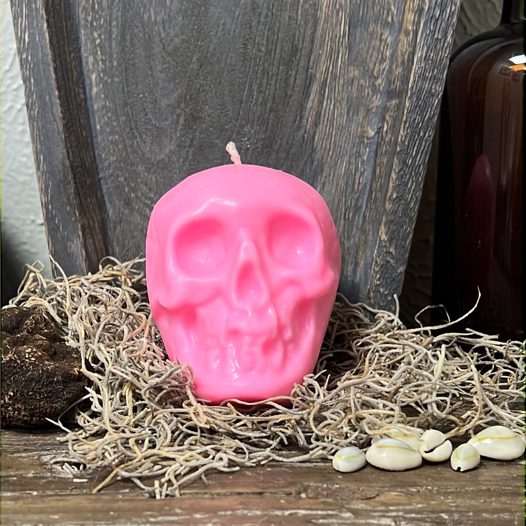 Medium Skull Candle