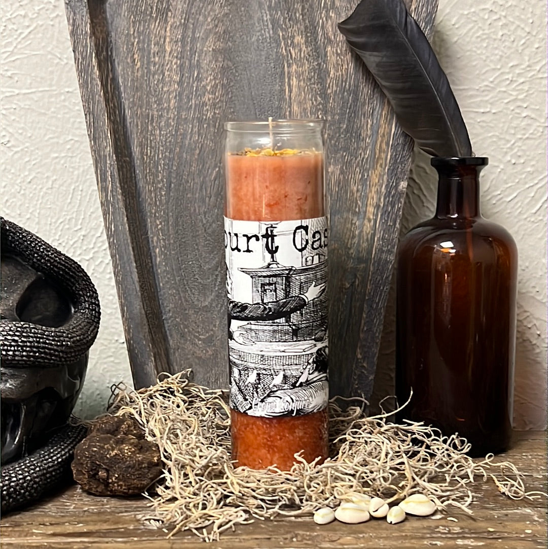 Court Case 7 Day Fixed Candle 3 Crows Conjure 7639