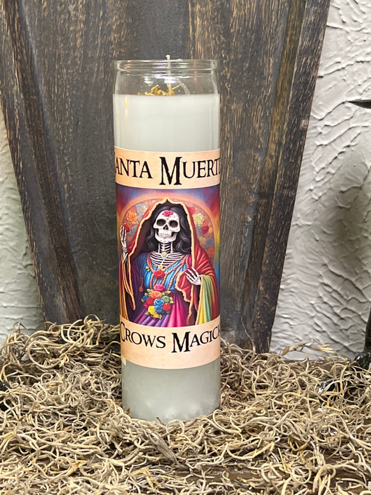 Santa Muerte (Rainbow) 7 Day Fixed Candle