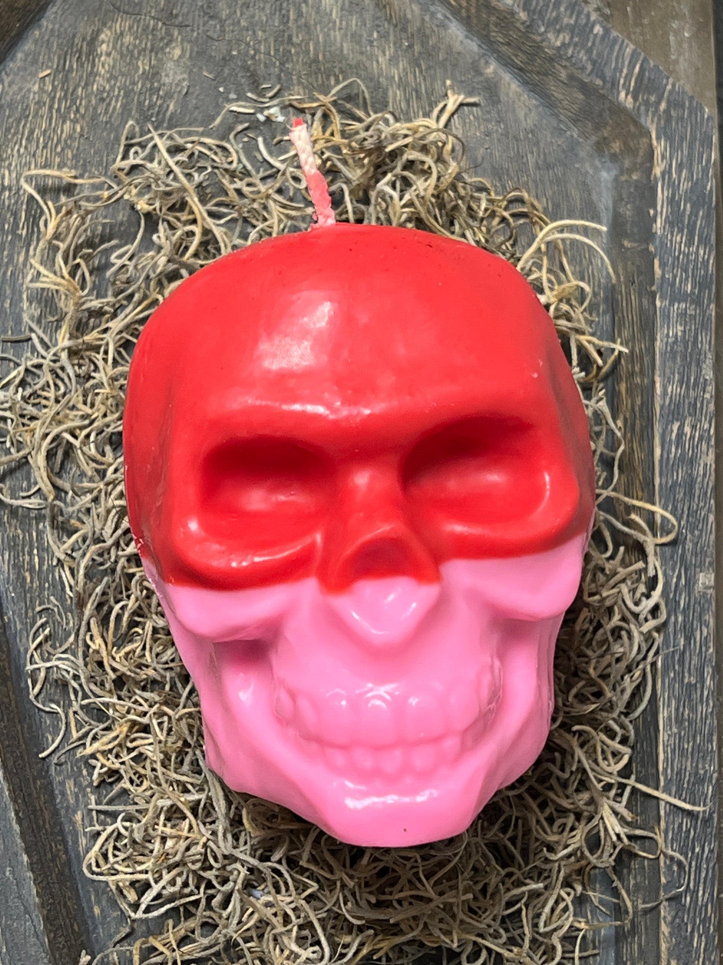 Skull Candle Large (Two Toned)