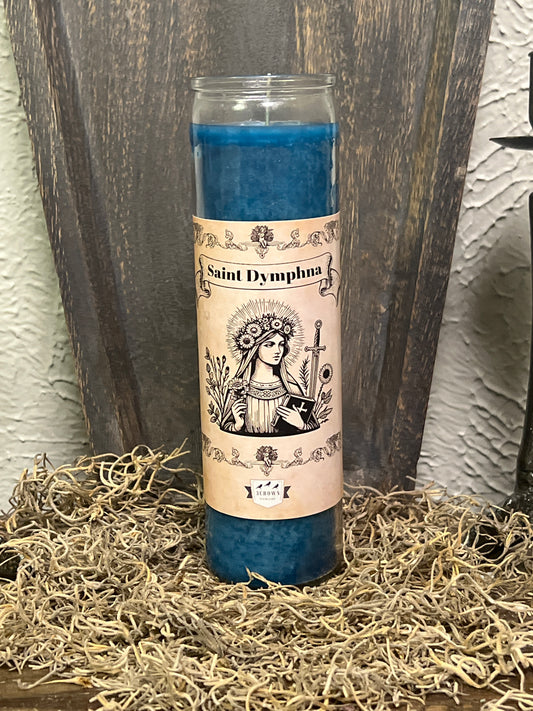 Saint Dymphna 7 Day Fixed Candle