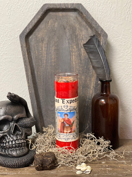 Saint Expedite 7 Day Fixed Candle
