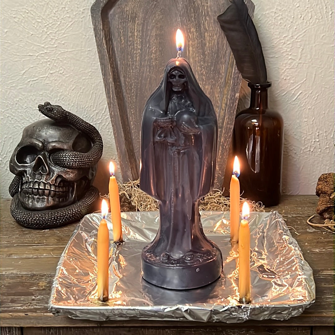 Santa Muerte Candle Working