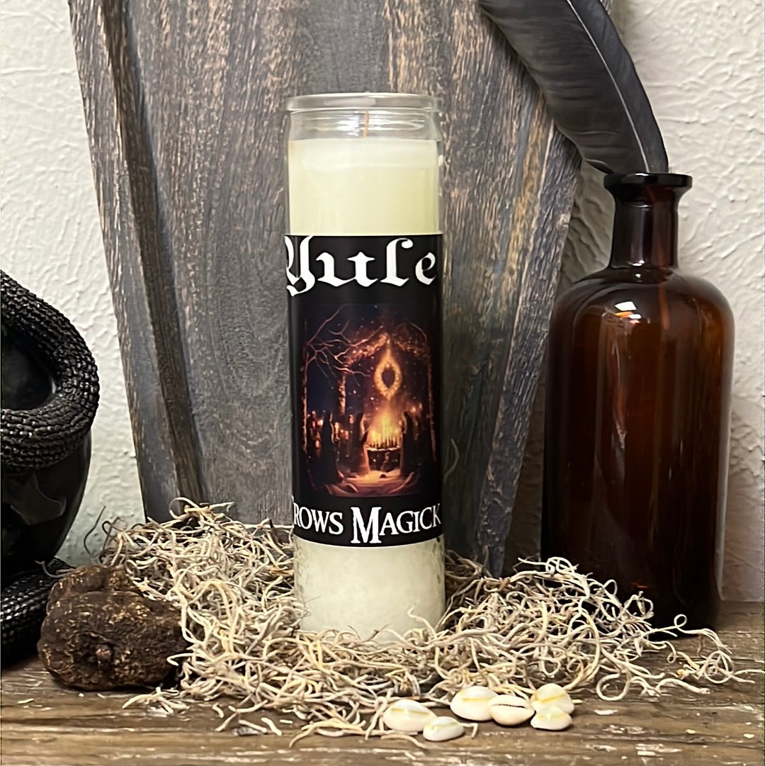 Yule 7 Day Candle