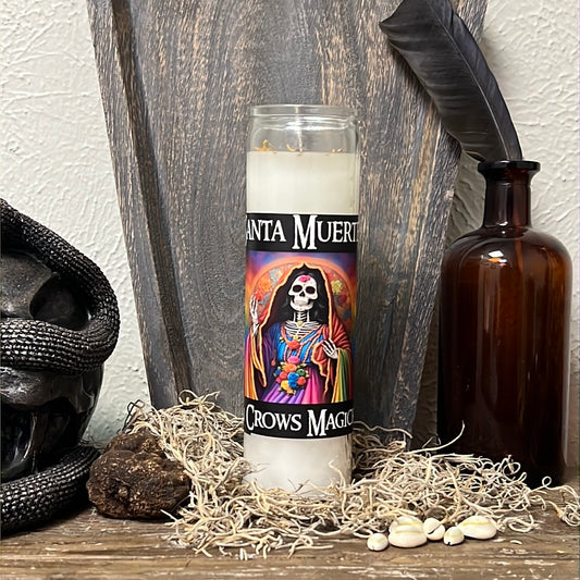 Santa Muerte (Rainbow) 7 Day Fixed Candle