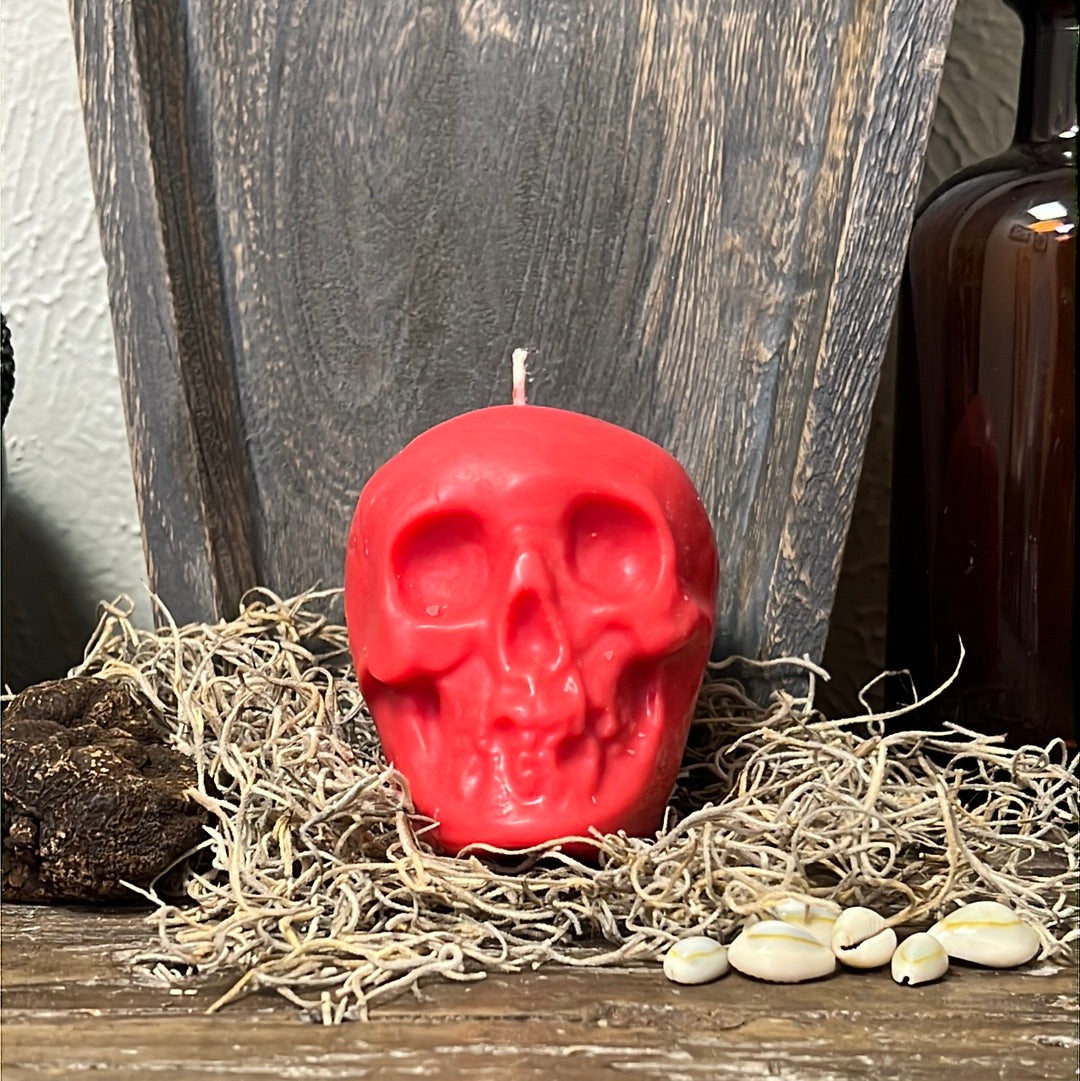 Medium Skull Candle