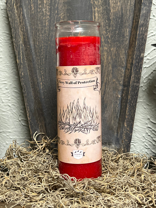 Fiery Wall Of Protection 7 Day Fixed Candle