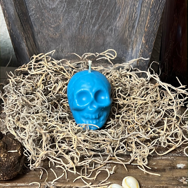 Small Skull Candle