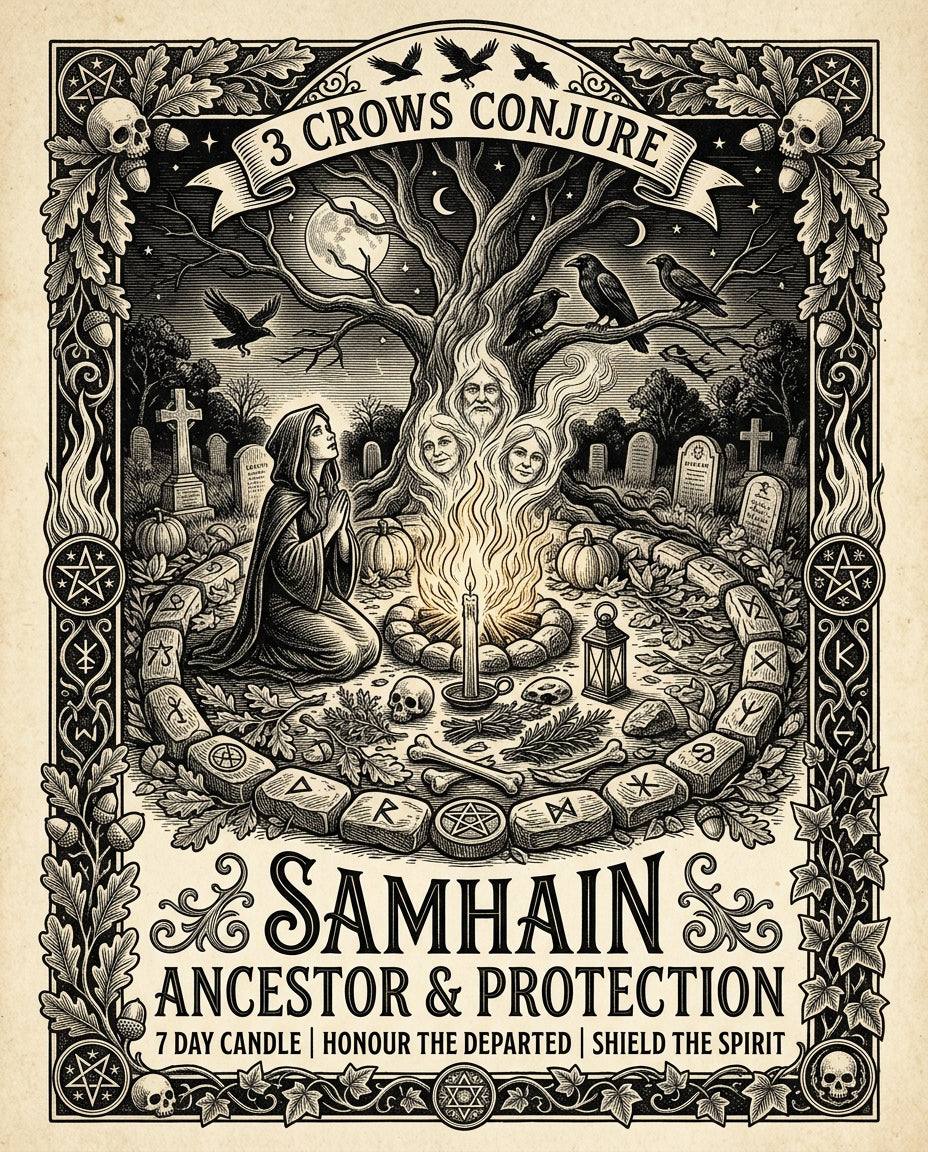 Samhain Ancestor & Protection 7-Day Fixed Candle