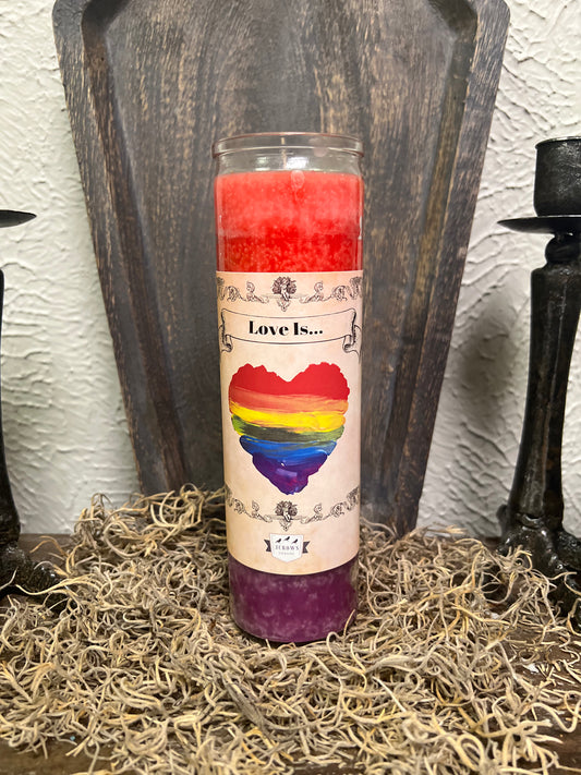 Love is... 7 Day Candle