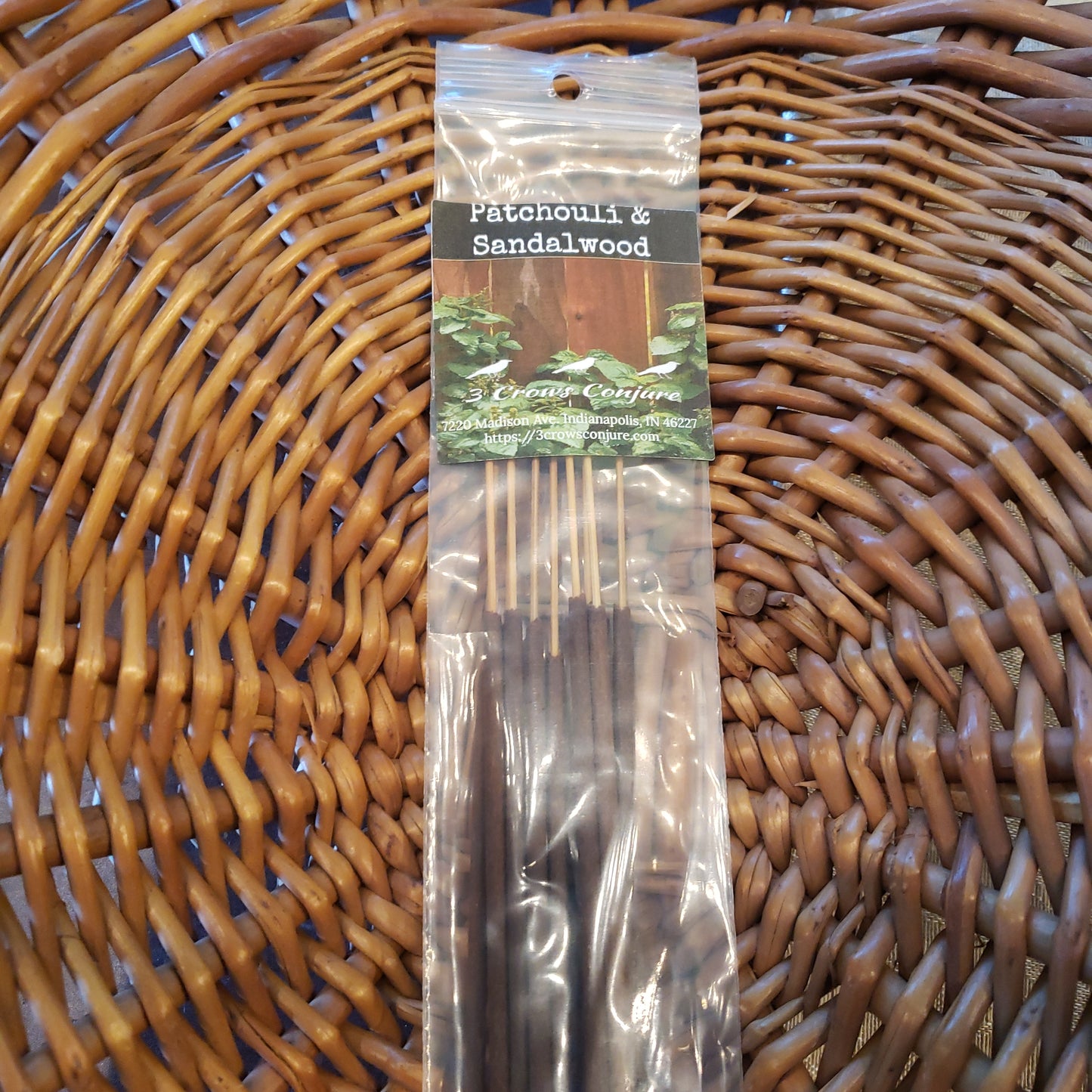Incense Sticks - Patchouli & Sandalwood (10 sticks)