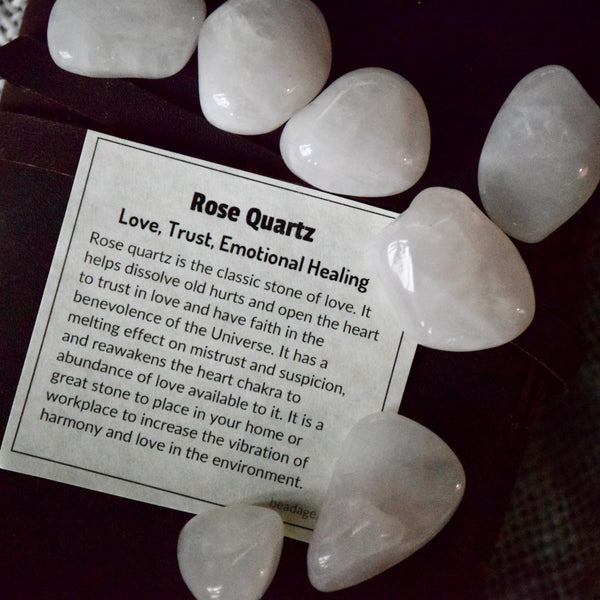 Rose Quartz Grade A (Tumbled) Stone
