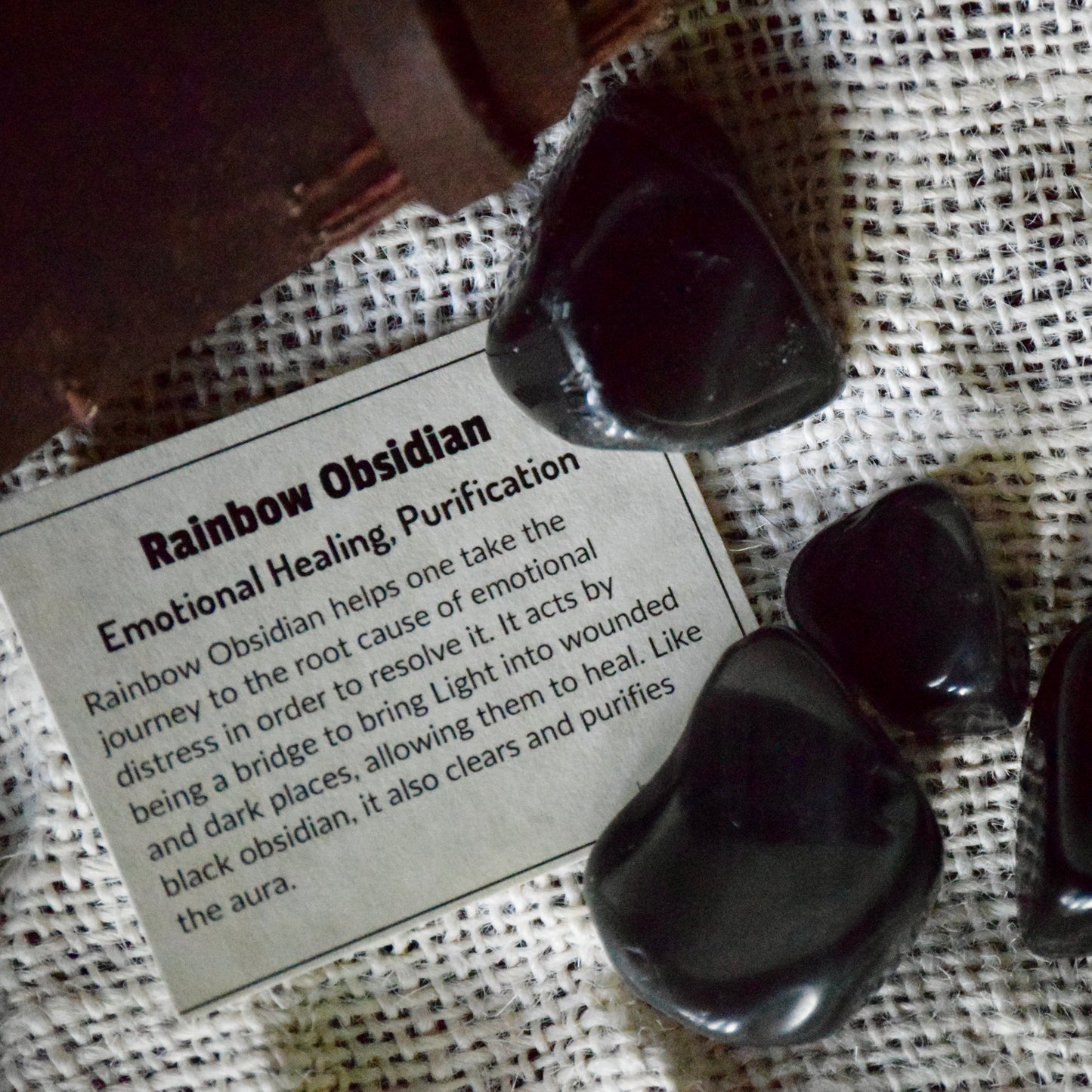Rainbow Obsidian (Tumbled)