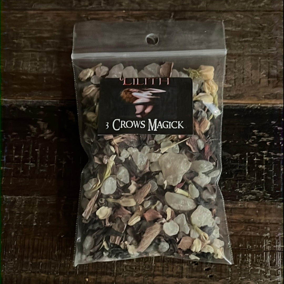 Lilith Incense 3 Crows Conjure