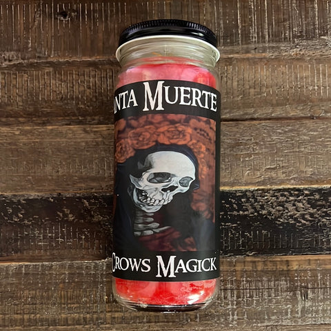 Santa Muerte (Red Robe) 7 Day Fixed Candle